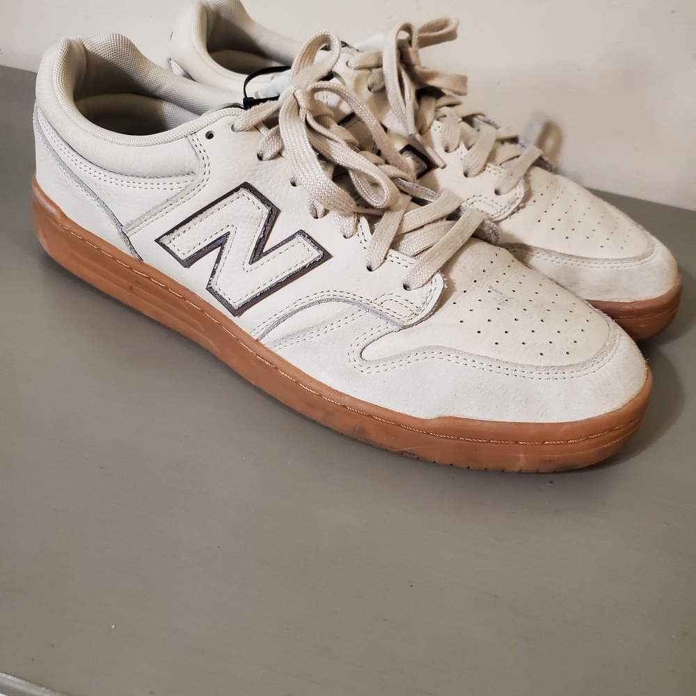 New Balance 480 Sneaker Andrew Reynolds skate shoes Sea Salt Brown Mens 13 Shoes